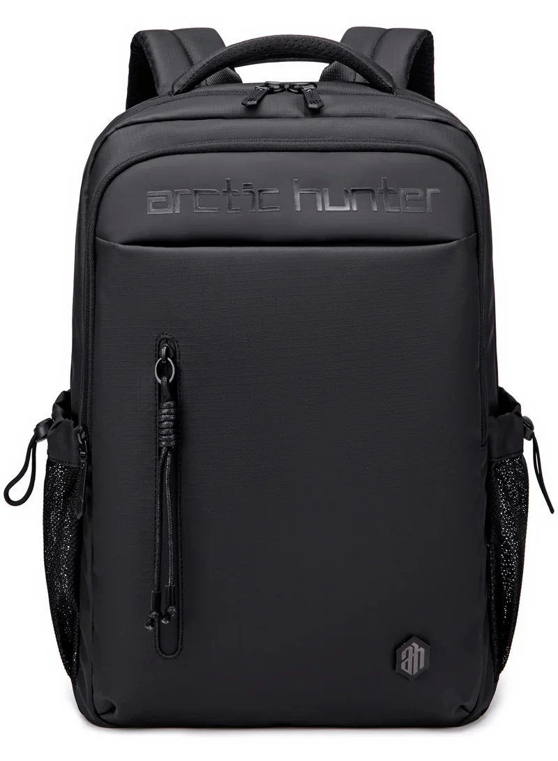 ARCTIC HUNTER Black Travel Backpack for Men 21 L Durable Premium Water-resistant Shoulder Laptop Daypack for Office Business Travel College School, B00534, Black  | Best Price UAE
